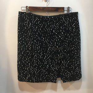 CYNTHIA Cynthia Steffe Black and White Tweed Skirt
